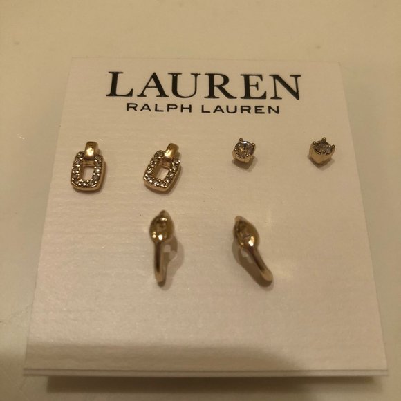 Ralph Lauren Jewelry New 3 Pack Ralph Lauren Earrings Poshmark